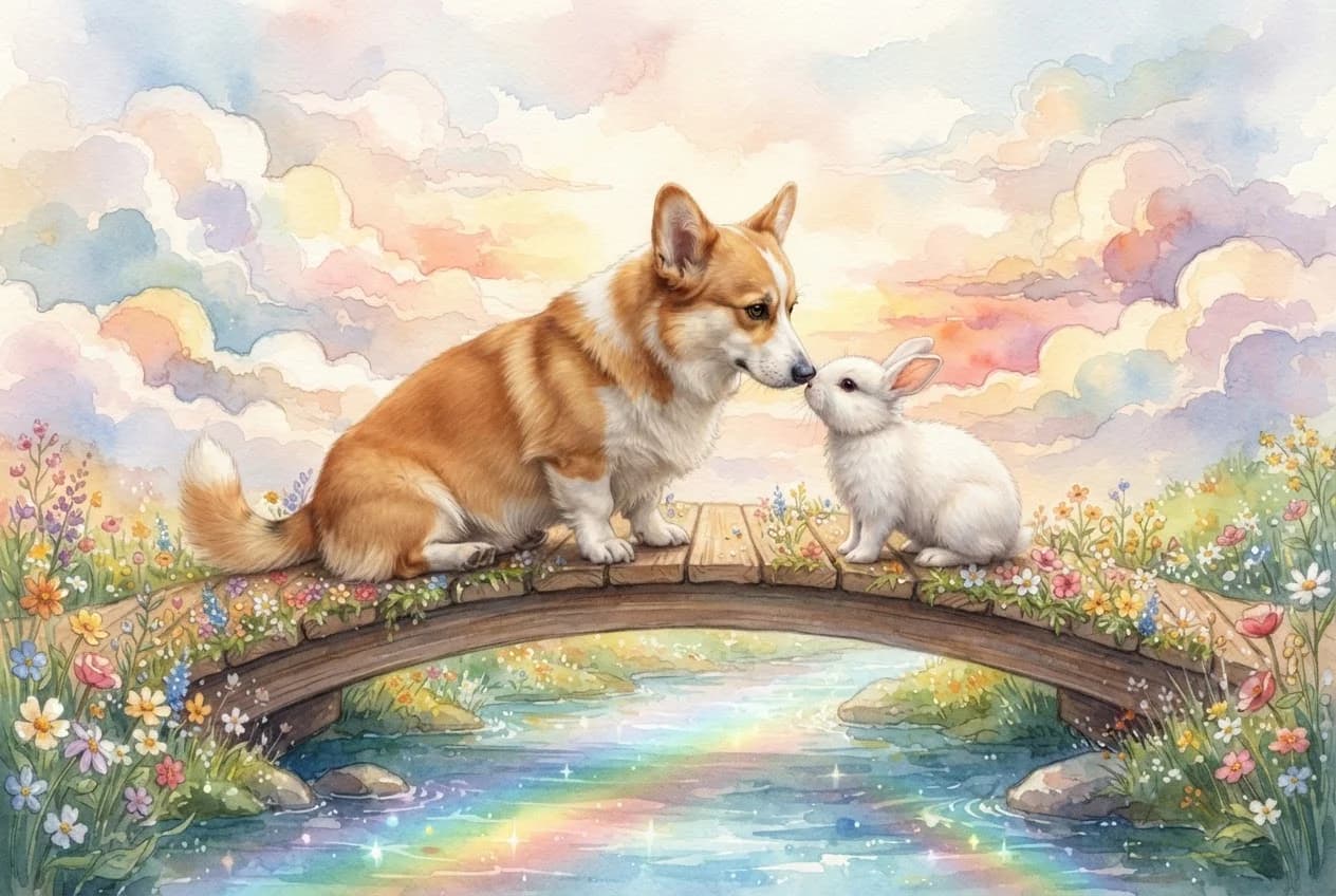 A New Friend on the Flower Bridge